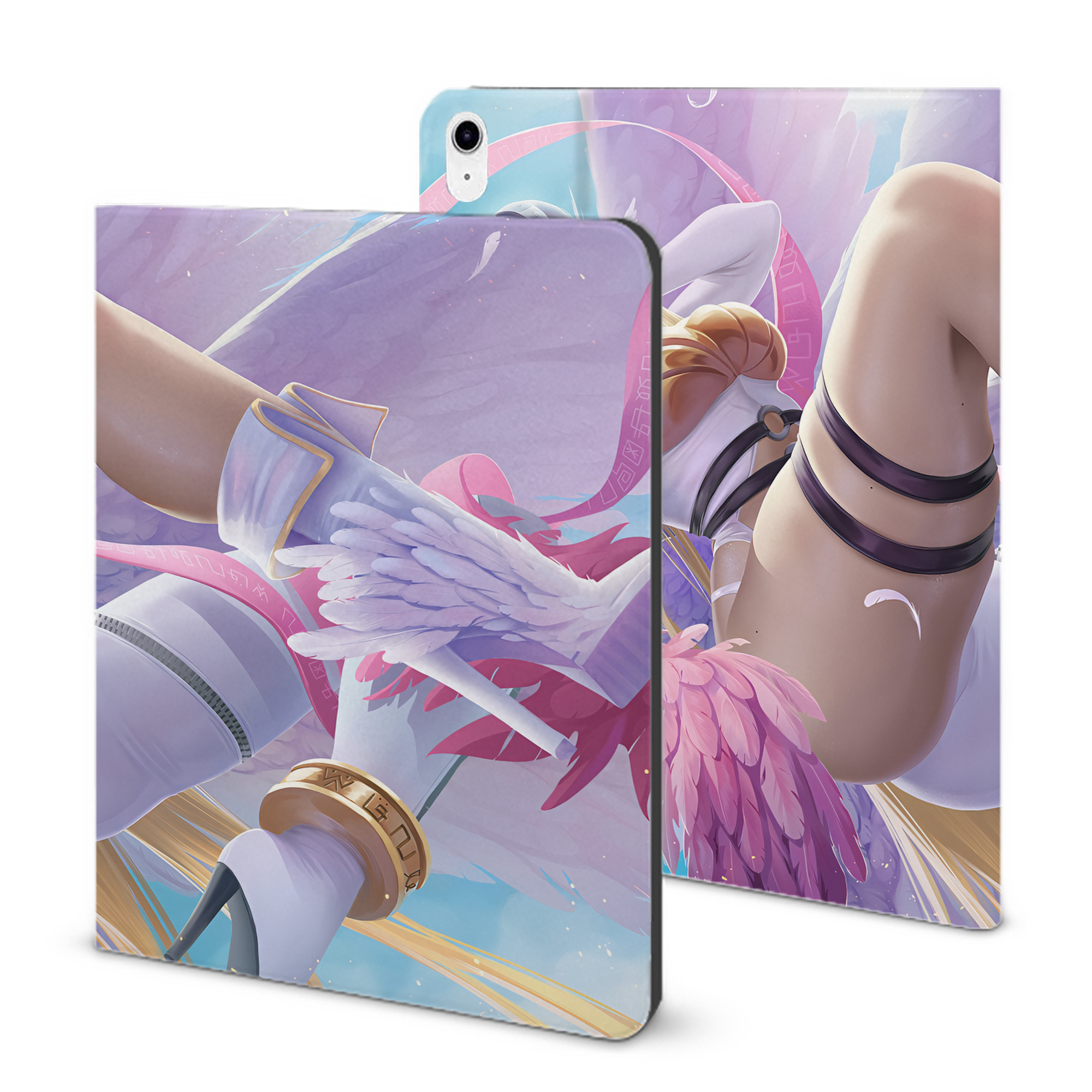 （画像用） Digimon デジタルモンスター/デジモン IPad ケース ブック型 PUレザー TPU 耐衝撃 軽量 薄型 ペン収納なし 全面保護 IPad 各モデル対応